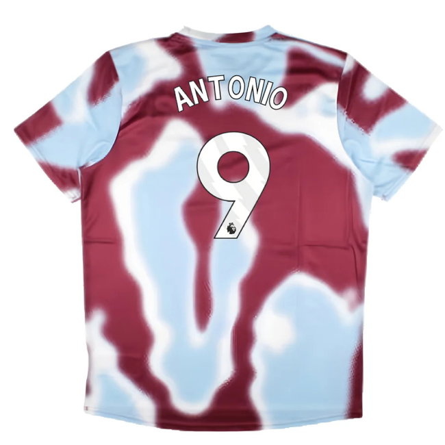 2024-2025 West Ham Warm Up Jersey (New Claret) (Antonio 9)-SoccerKits Hub | Buy Soccer Jerseys Online
